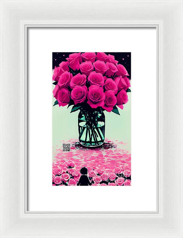 Mother's Day Rose Bouquet - Framed Print