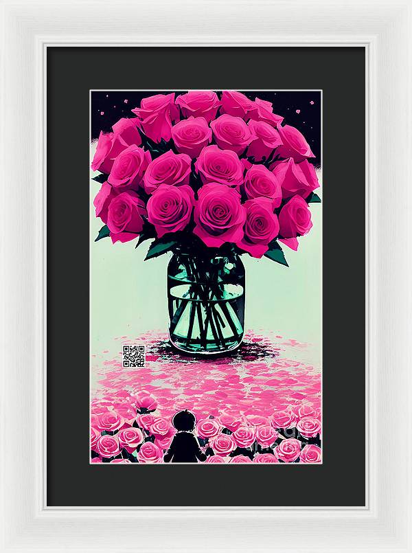 Mother's Day Rose Bouquet - Framed Print