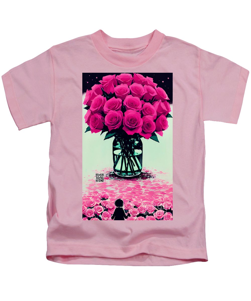 Mother's Day Rose Bouquet - Kids T-Shirt