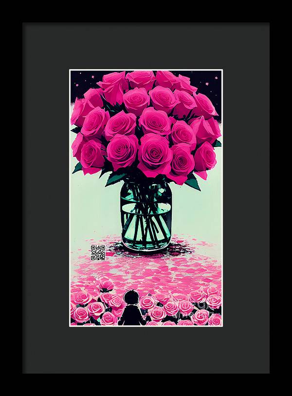 Mother's Day Rose Bouquet - Framed Print