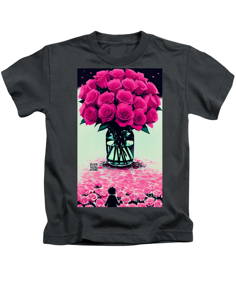 Mother's Day Rose Bouquet - Kids T-Shirt