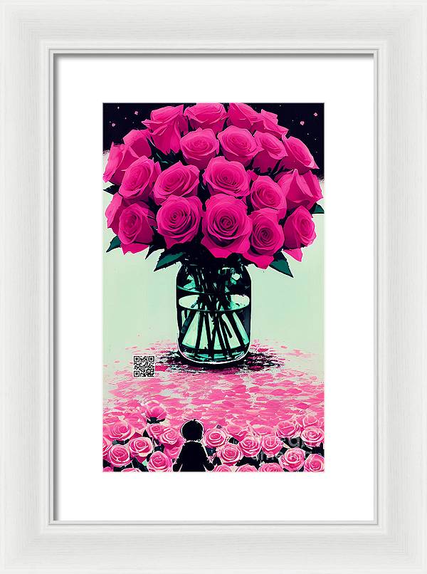 Mother's Day Rose Bouquet - Framed Print