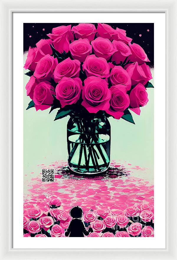 Mother's Day Rose Bouquet - Framed Print