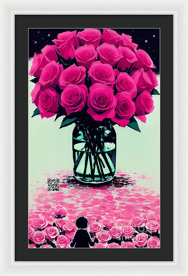 Mother's Day Rose Bouquet - Framed Print