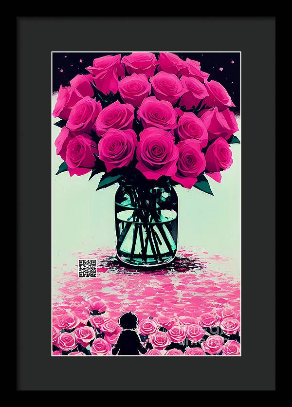 Mother's Day Rose Bouquet - Framed Print