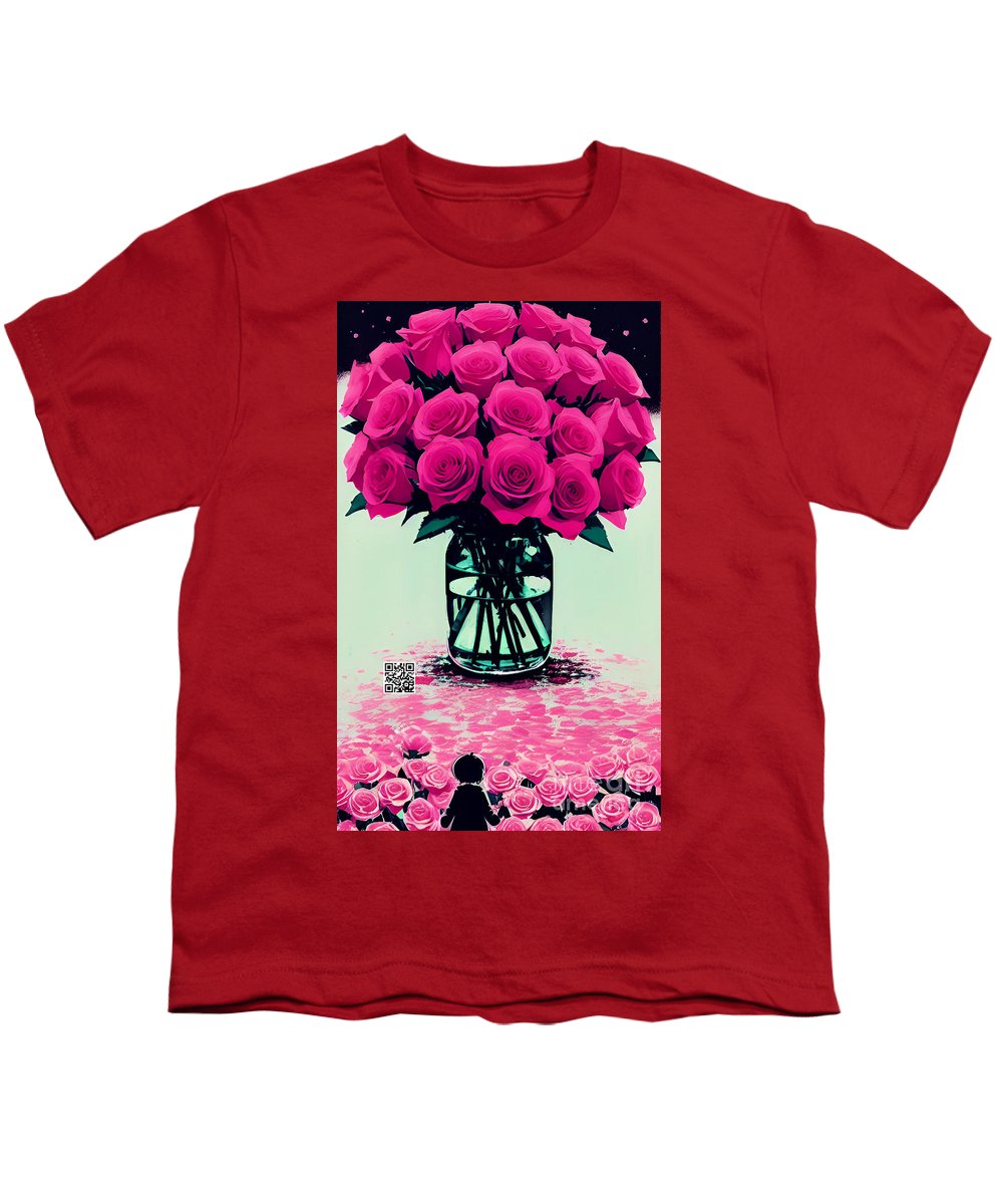 Mother's Day Rose Bouquet - Youth T-Shirt