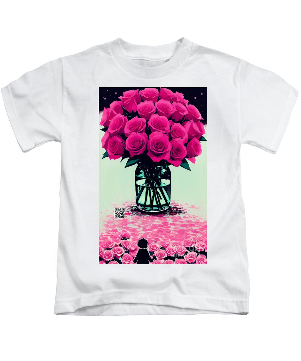 Mother's Day Rose Bouquet - Kids T-Shirt