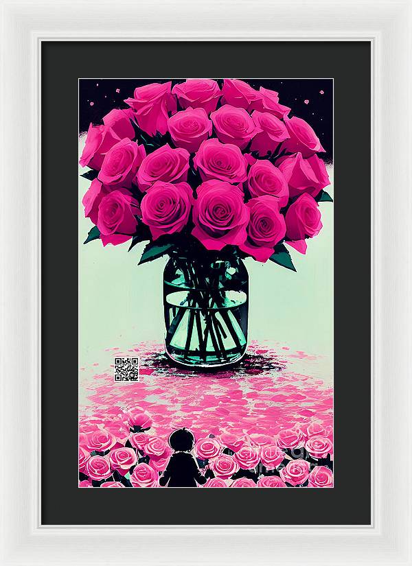 Mother's Day Rose Bouquet - Framed Print