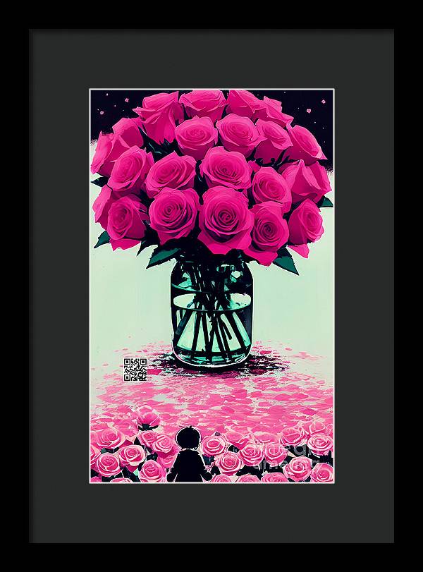 Mother's Day Rose Bouquet - Framed Print