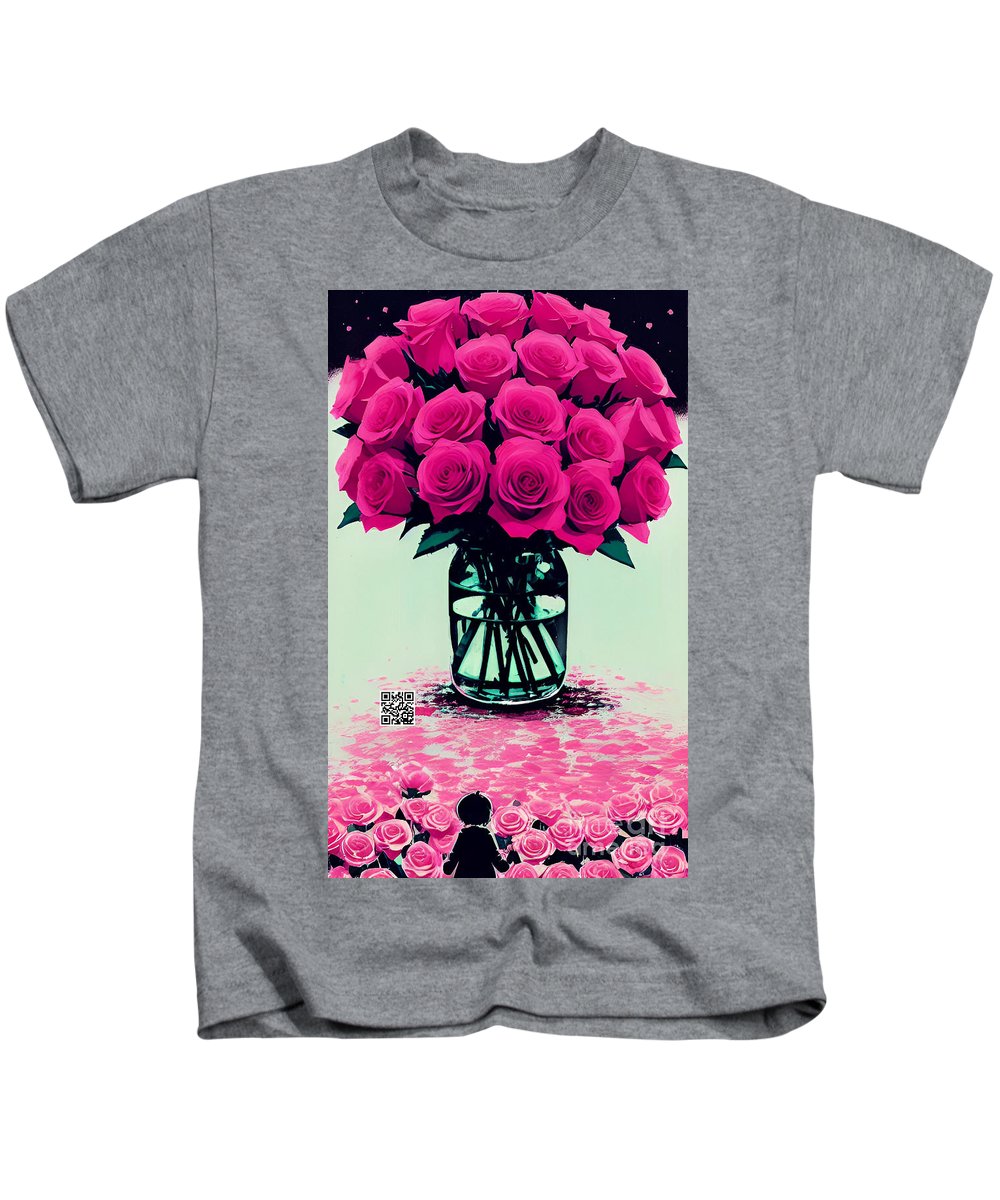 Mother's Day Rose Bouquet - Kids T-Shirt