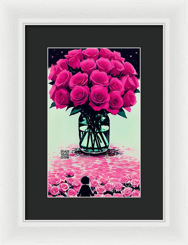 Mother's Day Rose Bouquet - Framed Print