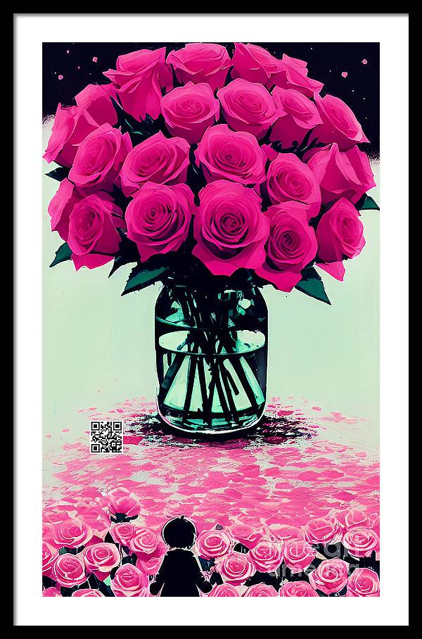 Mother's Day Rose Bouquet - Framed Print