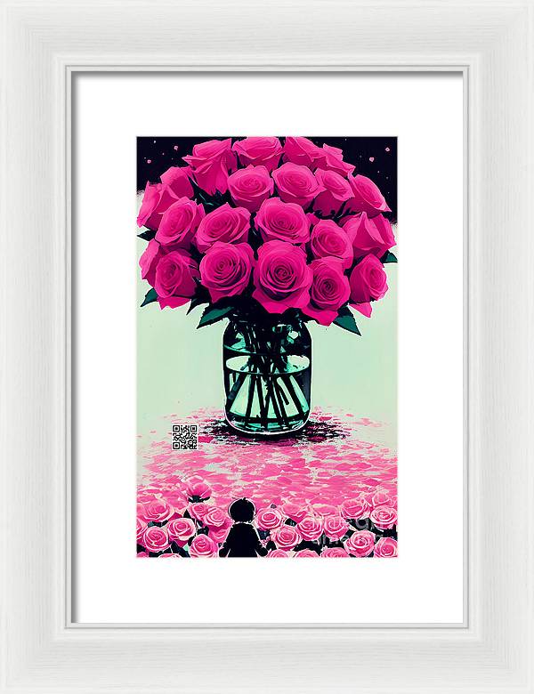 Mother's Day Rose Bouquet - Framed Print