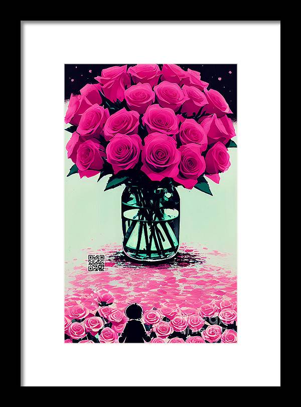 Mother's Day Rose Bouquet - Framed Print