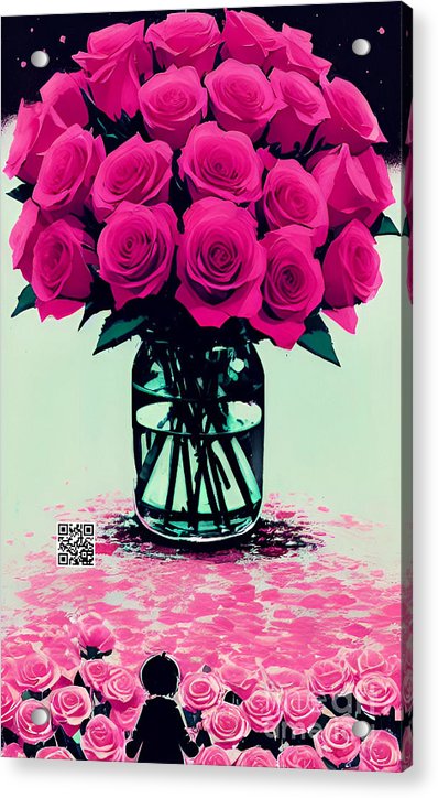 Mother's Day Rose Bouquet - Acrylic Print