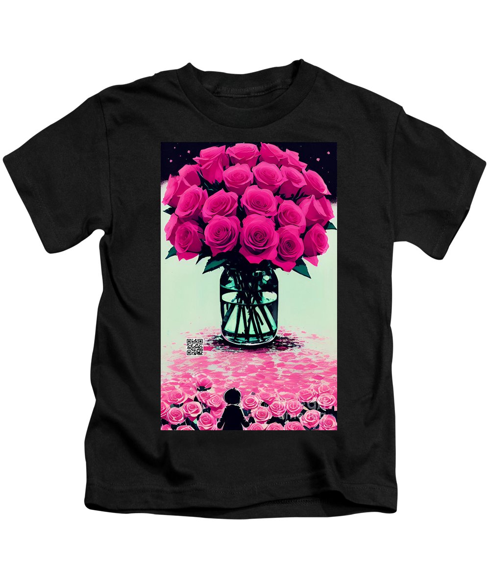 Mother's Day Rose Bouquet - Kids T-Shirt