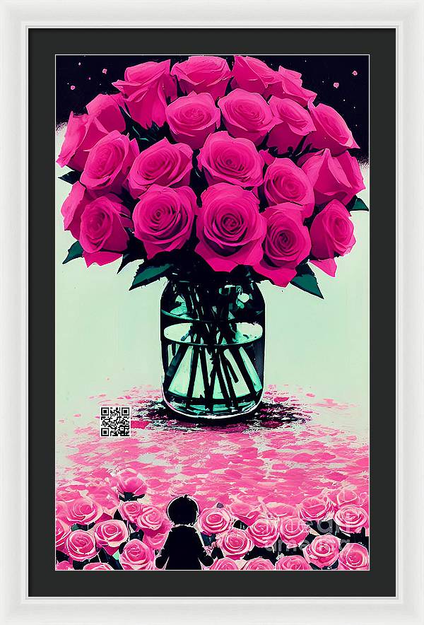 Mother's Day Rose Bouquet - Framed Print