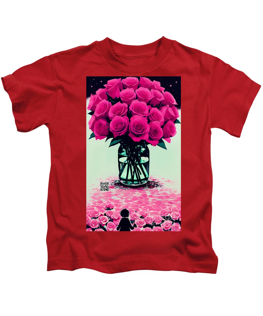 Mother's Day Rose Bouquet - Kids T-Shirt