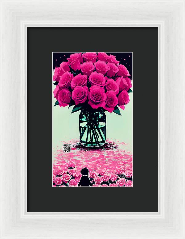 Mother's Day Rose Bouquet - Framed Print