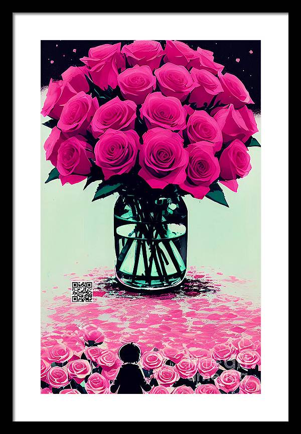 Mother's Day Rose Bouquet - Framed Print