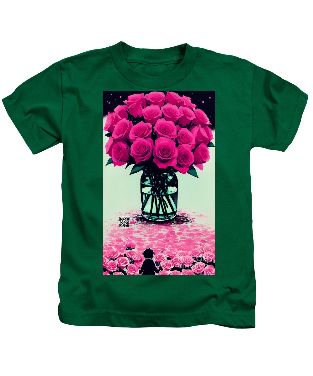 Mother's Day Rose Bouquet - Kids T-Shirt