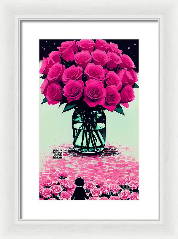 Mother's Day Rose Bouquet - Framed Print