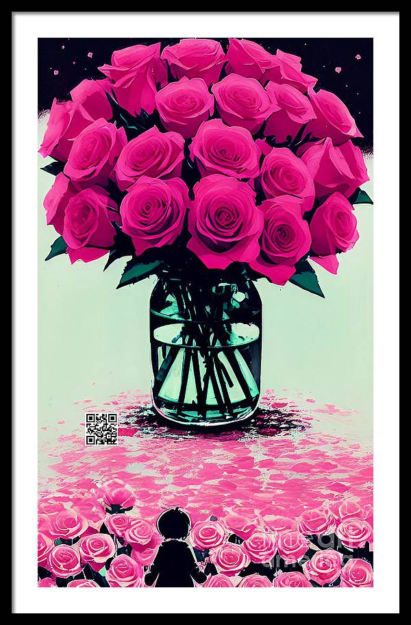 Mother's Day Rose Bouquet - Framed Print