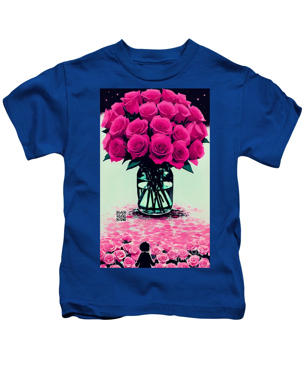 Mother's Day Rose Bouquet - Kids T-Shirt