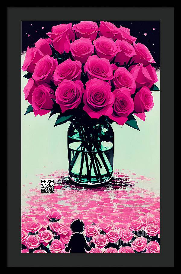 Mother's Day Rose Bouquet - Framed Print