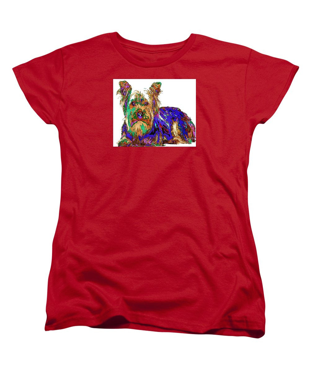 Women's T-Shirt (Standard Cut) - Muffin. Pet Series