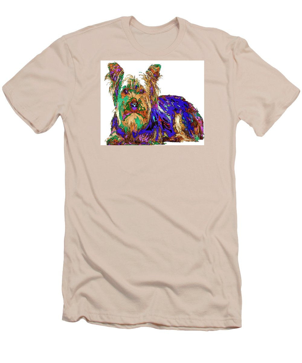 Men's T-Shirt (Slim Fit) - Muffin. Pet Series