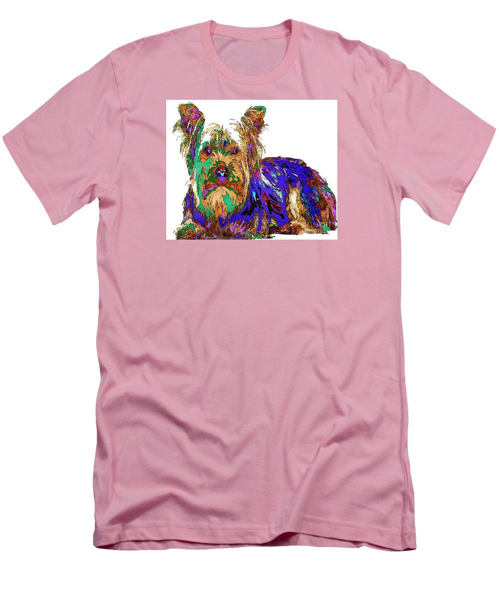 Men's T-Shirt (Slim Fit) - Muffin. Pet Series