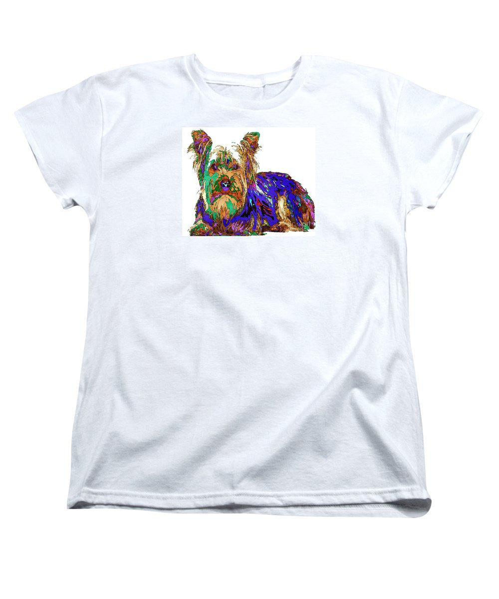 Women's T-Shirt (Standard Cut) - Muffin. Pet Series