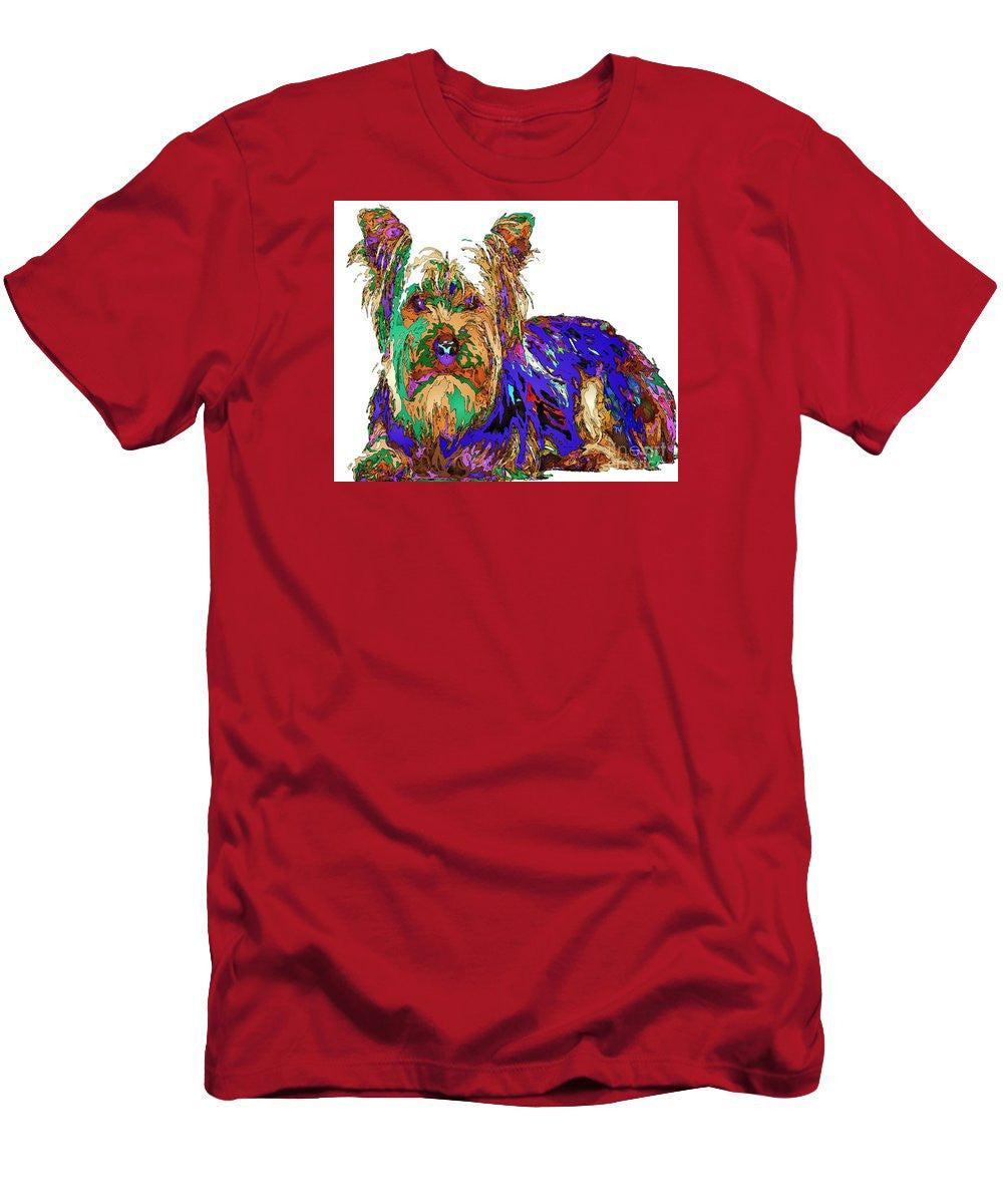 Men's T-Shirt (Slim Fit) - Muffin. Pet Series