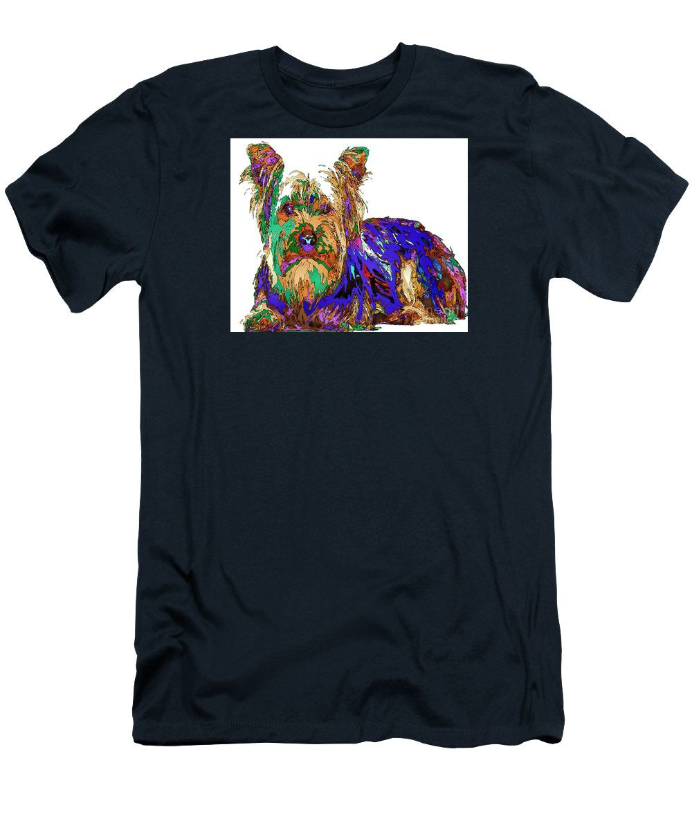 Men's T-Shirt (Slim Fit) - Muffin. Pet Series