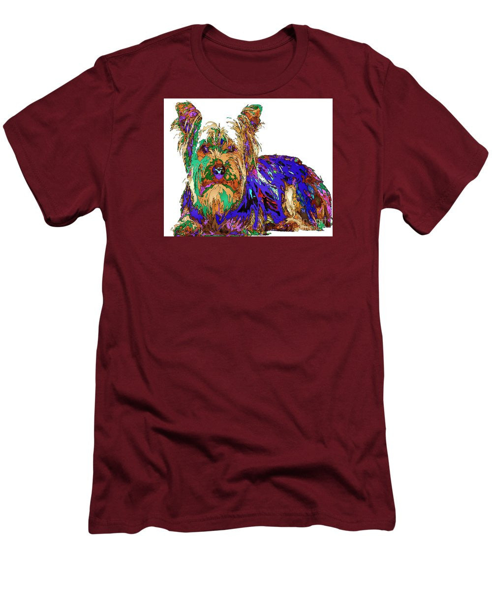 Men's T-Shirt (Slim Fit) - Muffin. Pet Series