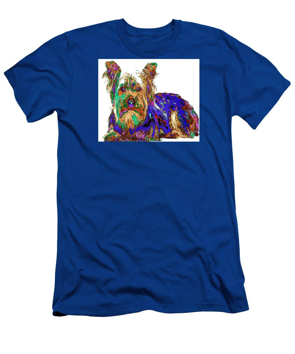 Men's T-Shirt (Slim Fit) - Muffin. Pet Series