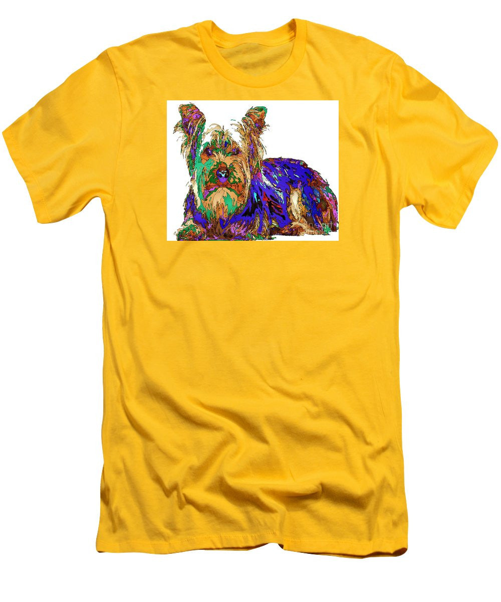 Men's T-Shirt (Slim Fit) - Muffin. Pet Series