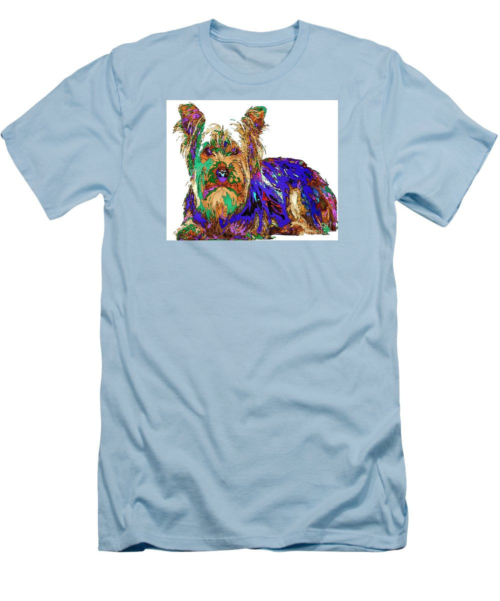 Men's T-Shirt (Slim Fit) - Muffin. Pet Series