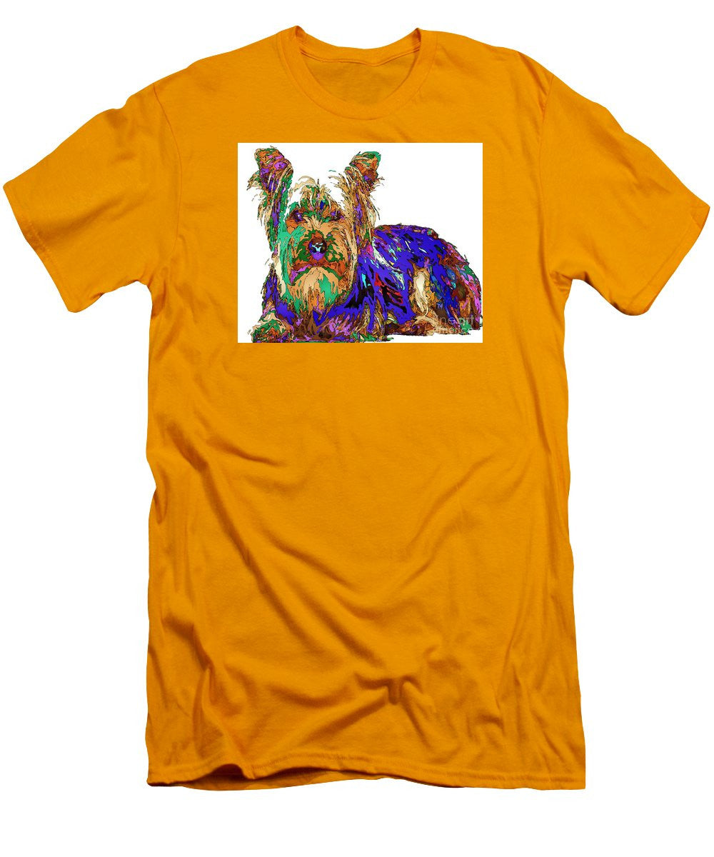 Men's T-Shirt (Slim Fit) - Muffin. Pet Series