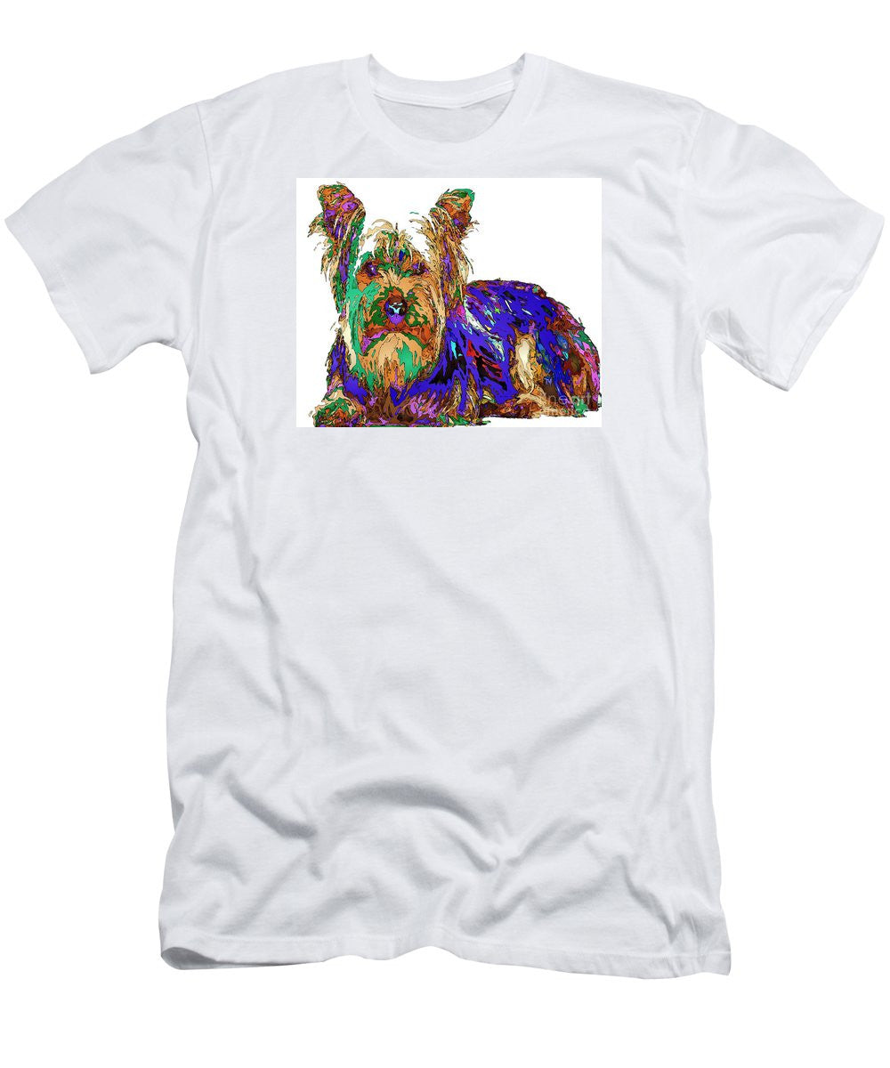 Men's T-Shirt (Slim Fit) - Muffin. Pet Series