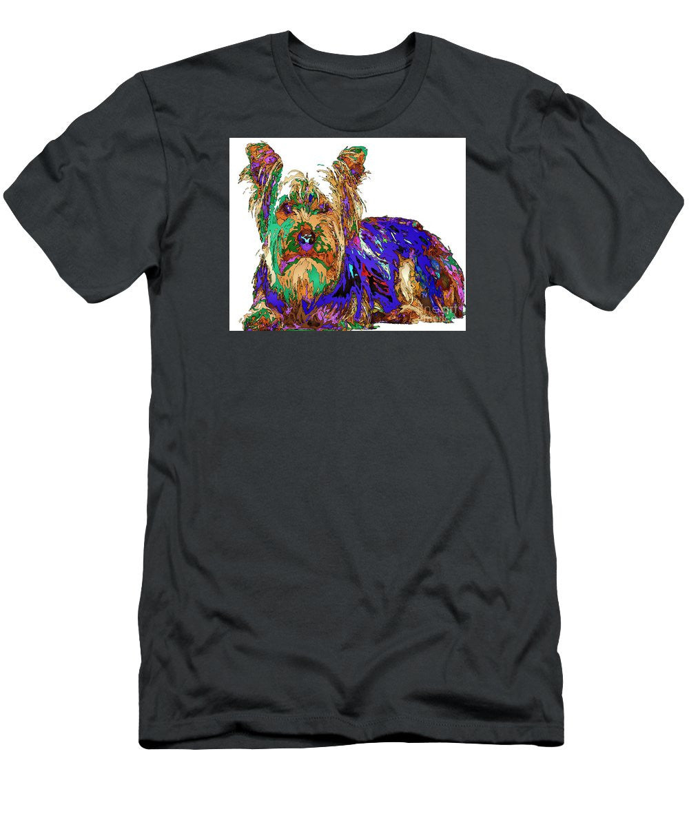 Men's T-Shirt (Slim Fit) - Muffin. Pet Series