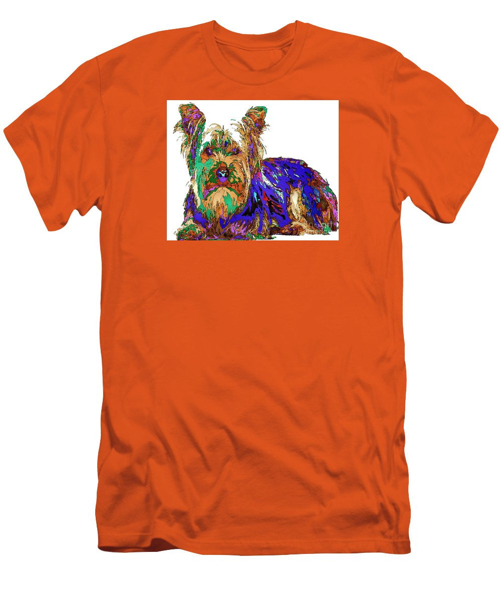 Men's T-Shirt (Slim Fit) - Muffin. Pet Series