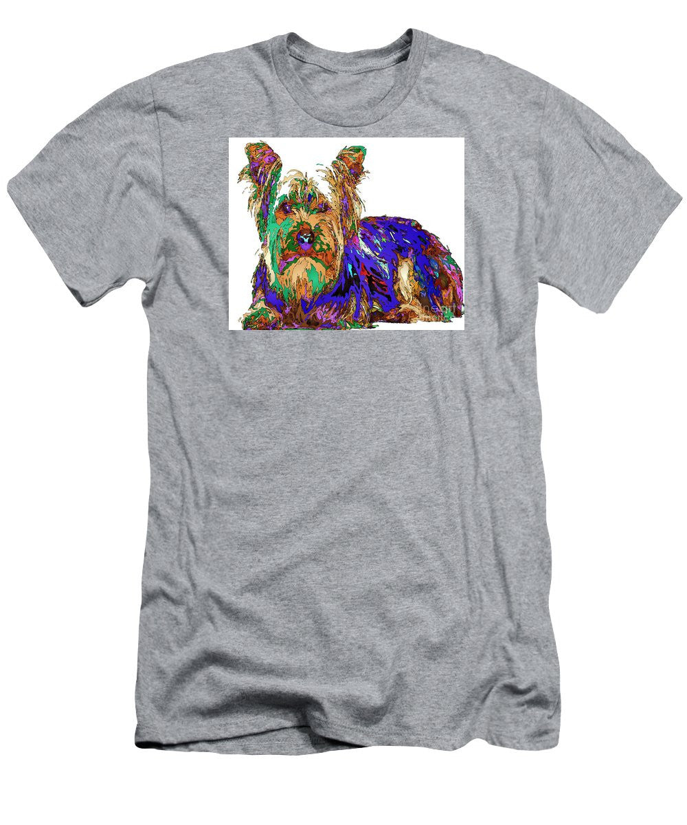 Men's T-Shirt (Slim Fit) - Muffin. Pet Series