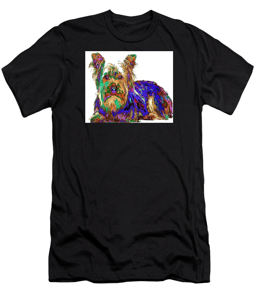 Men's T-Shirt (Slim Fit) - Muffin. Pet Series