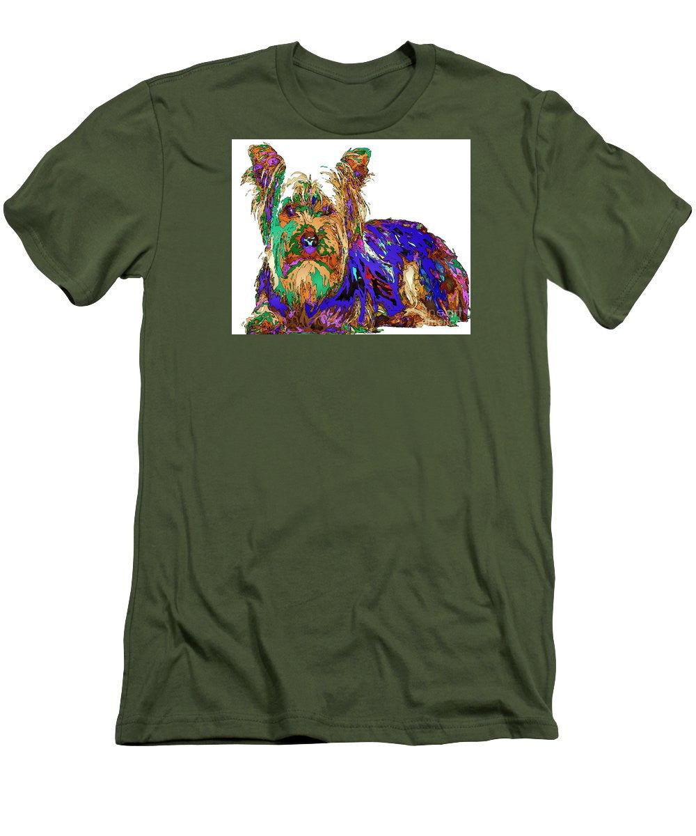 Men's T-Shirt (Slim Fit) - Muffin. Pet Series