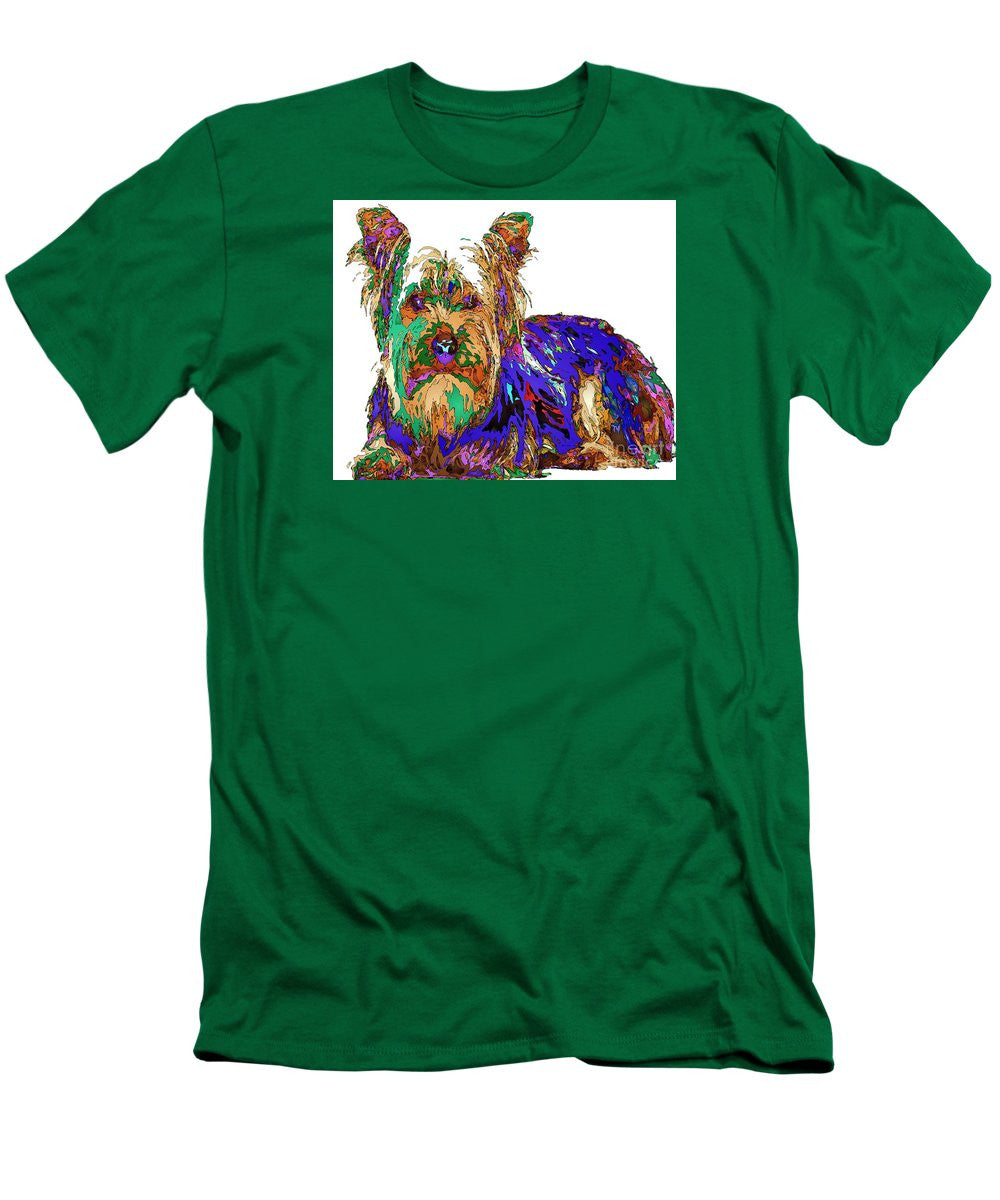 Men's T-Shirt (Slim Fit) - Muffin. Pet Series