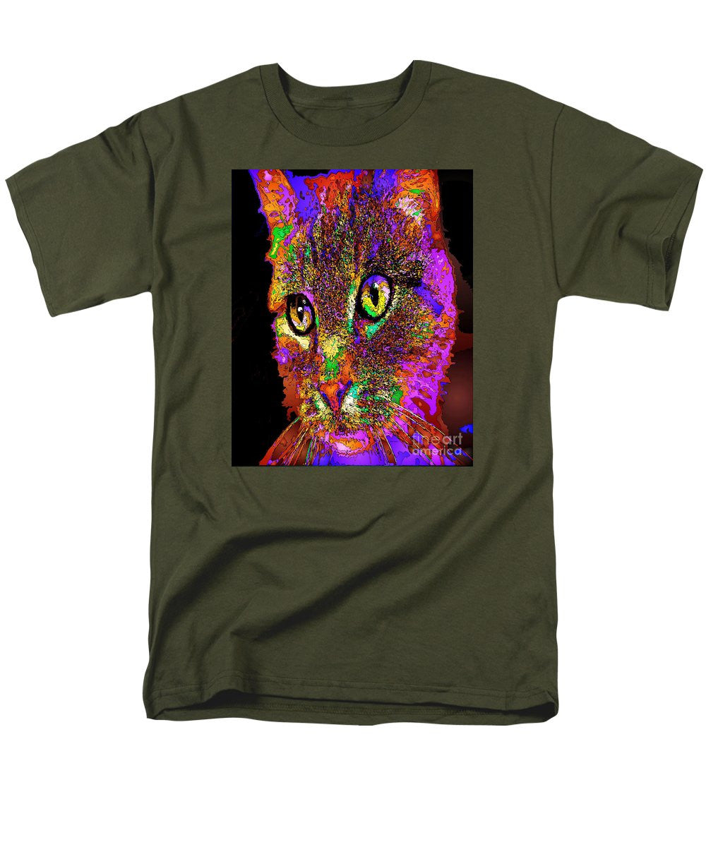 Men's T-Shirt  (Regular Fit) - Muffin The Cat. Pet Series