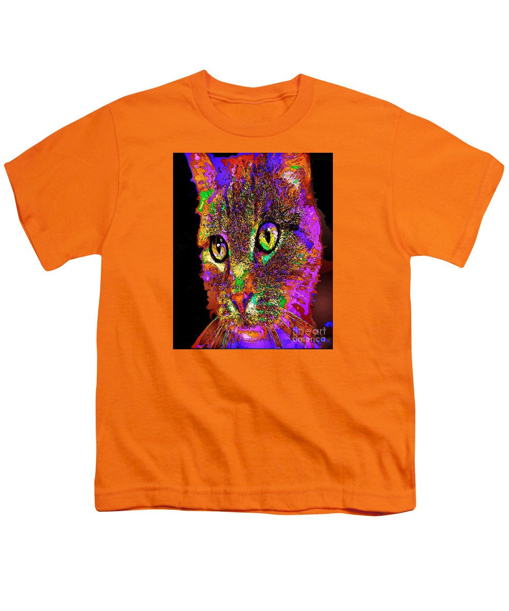 Youth T-Shirt - Muffin The Cat. Pet Series