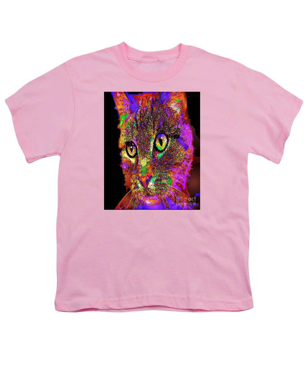 Youth T-Shirt - Muffin The Cat. Pet Series